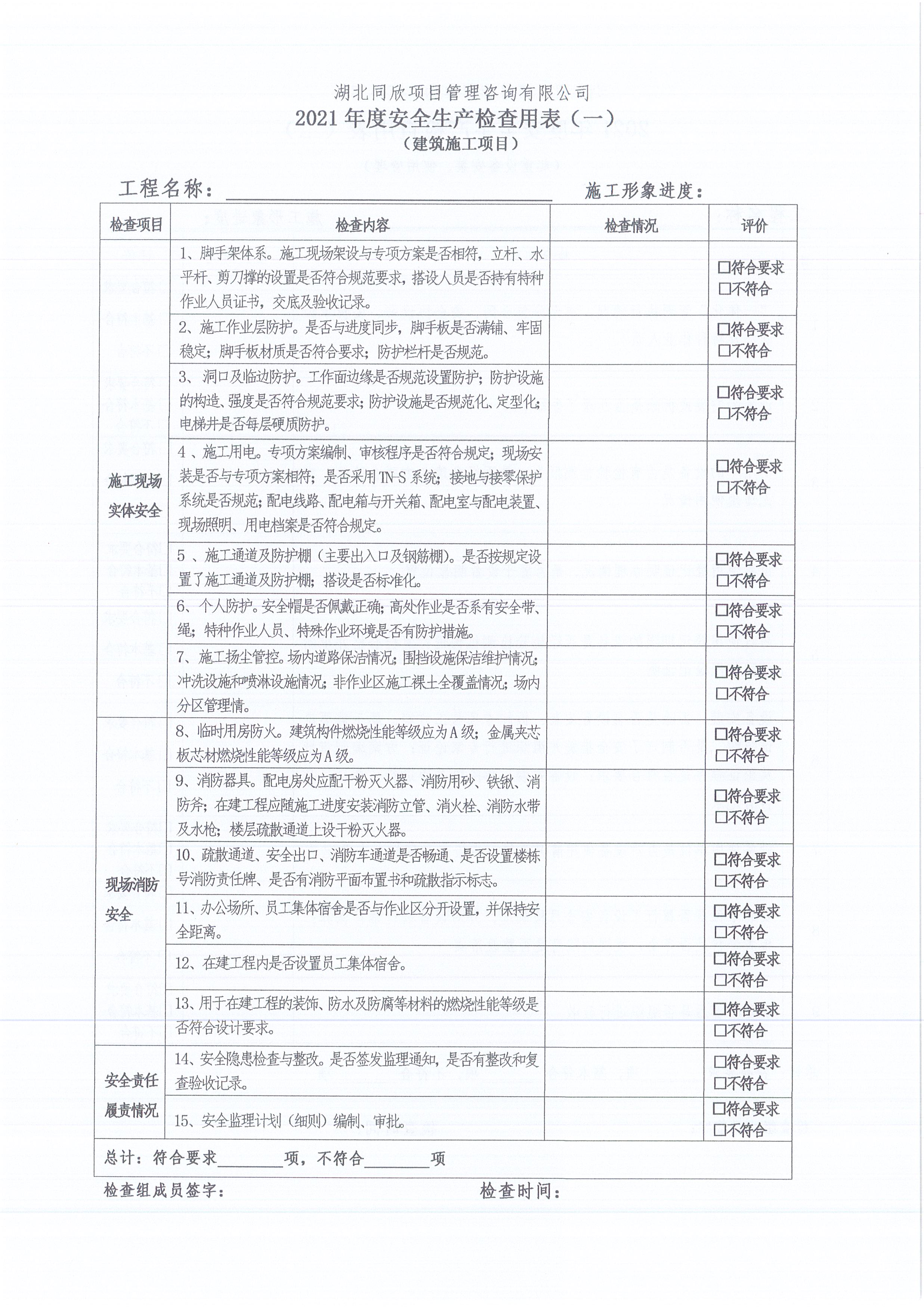 湖北同欣[2021]10號(hào)關(guān)于開展公司在監(jiān)項(xiàng)目安全生產(chǎn)提升行動(dòng)的通知3